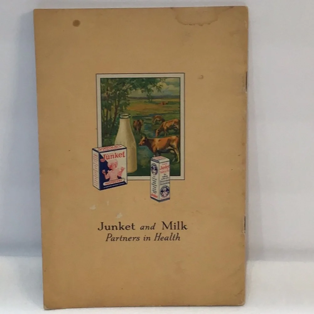Antique 1923 Junket brand recipe booklet